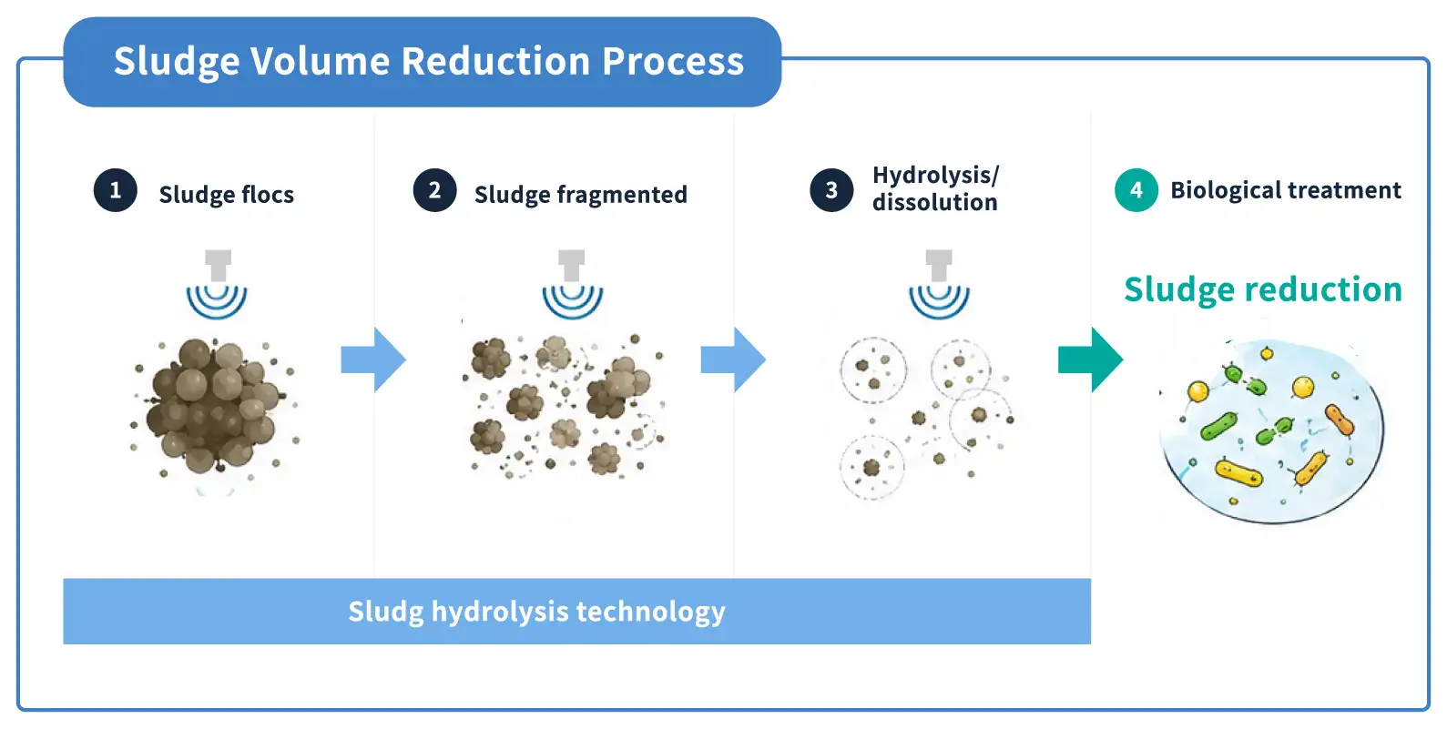 Sludge hydrolysis process
